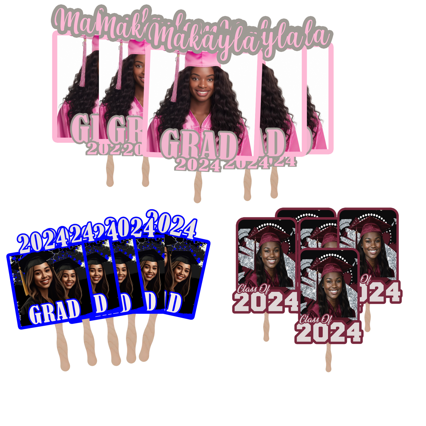 Graduation Fans (6 Pack)