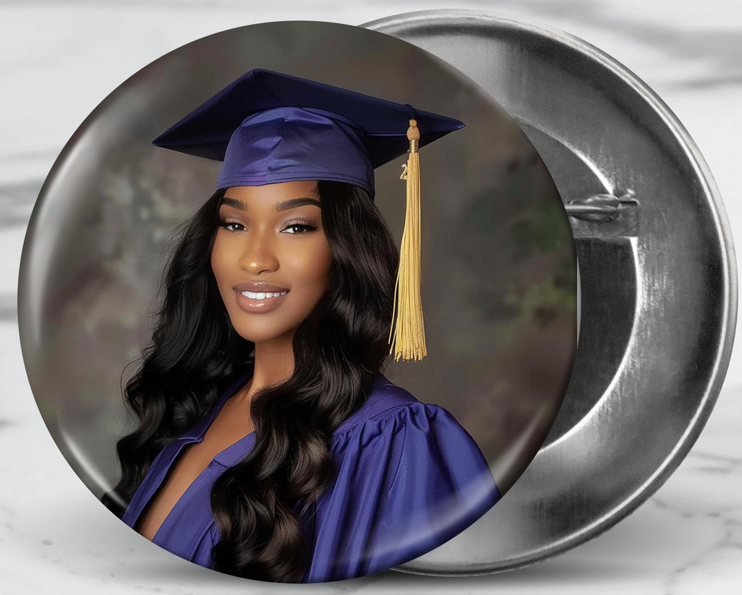 Graduation Button ( 5 pack) 2.5 inch