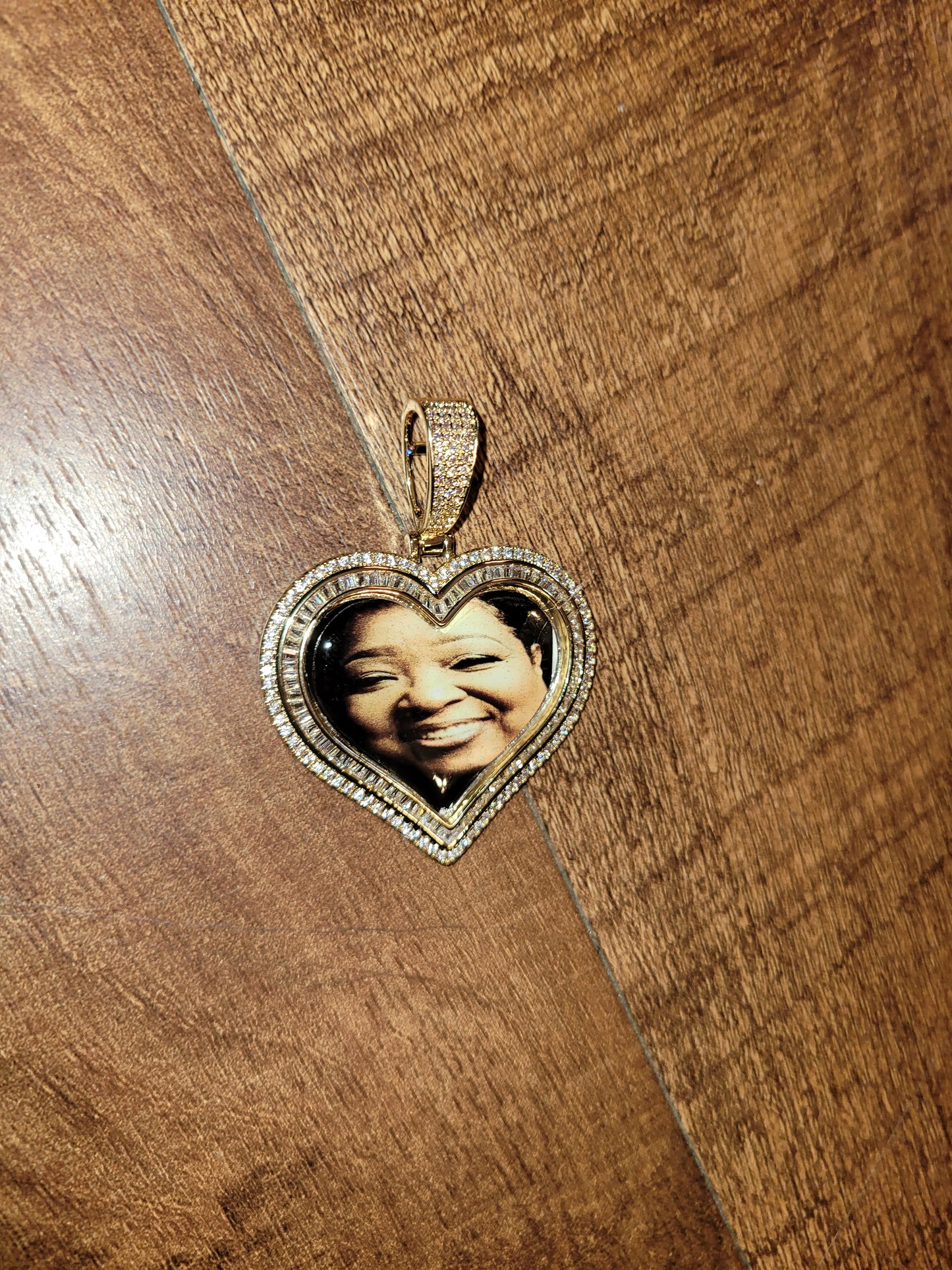 Custom Double Heart Diamond
