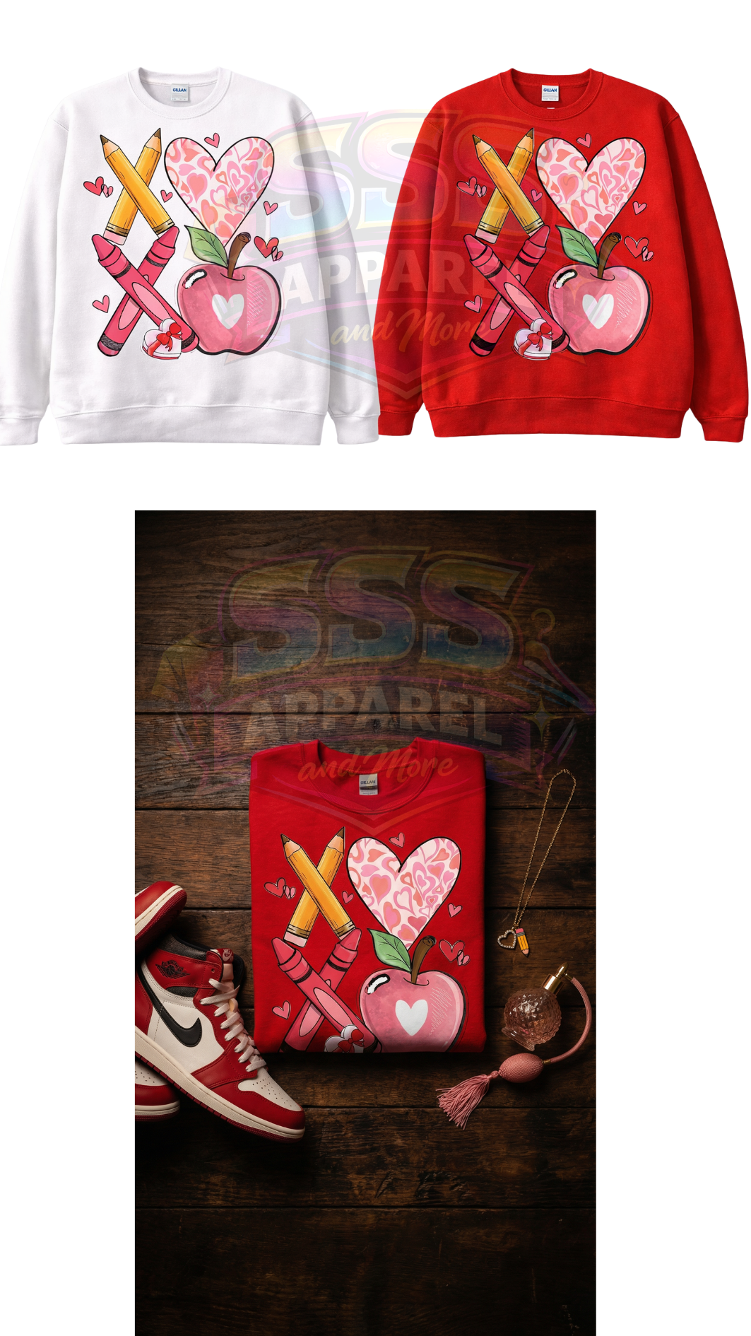 Crayon/Pencil XOXO Sweatshirt