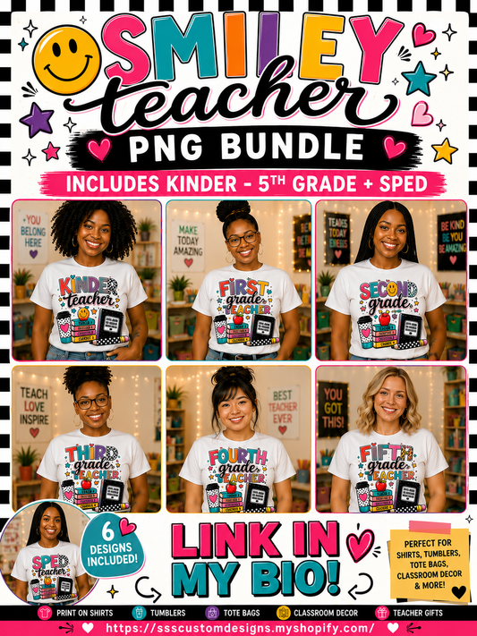 Smiley Teacher (Kinder-5th +Sped)