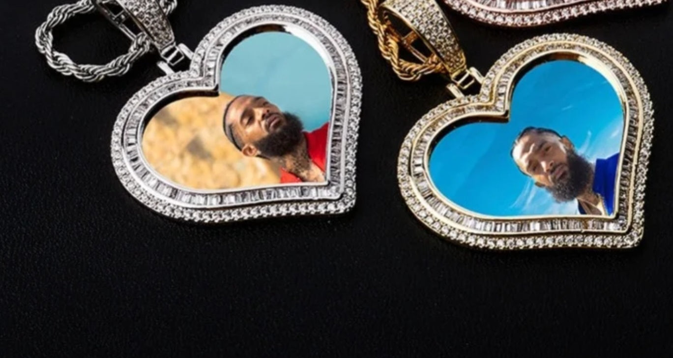 Custom Double Heart Diamond