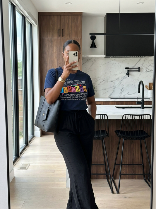 Teacher Word Art Shirt